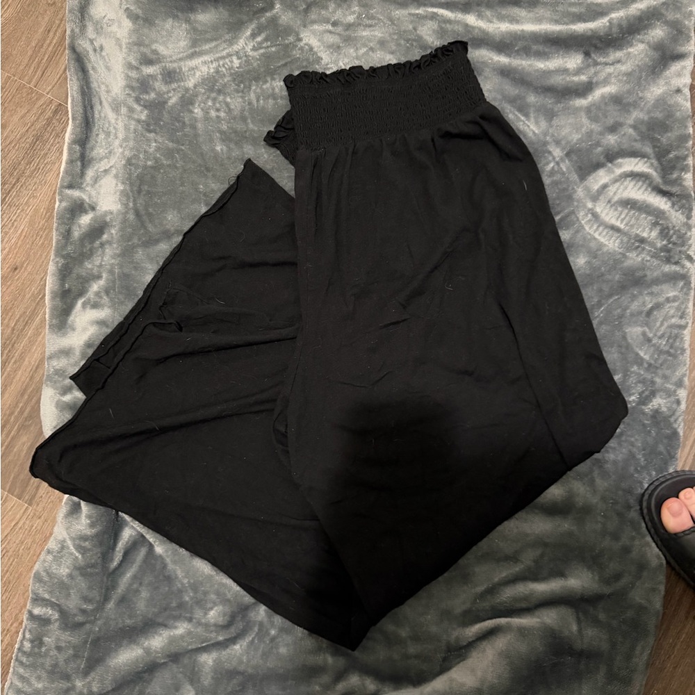 SHEIN Black Wide Leg Pants